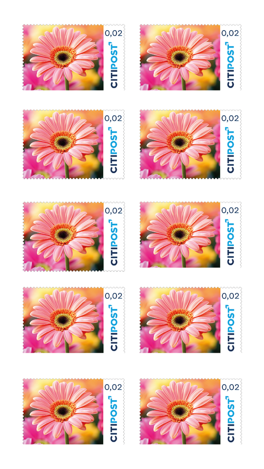 10er-Markenheft Ergänzungsbriefmarke 0,02 €