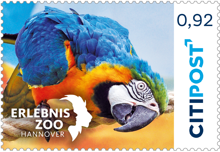 10er-Markenheft Standardbrief / Postkarte „Zoo Hannover“ 0,92 €