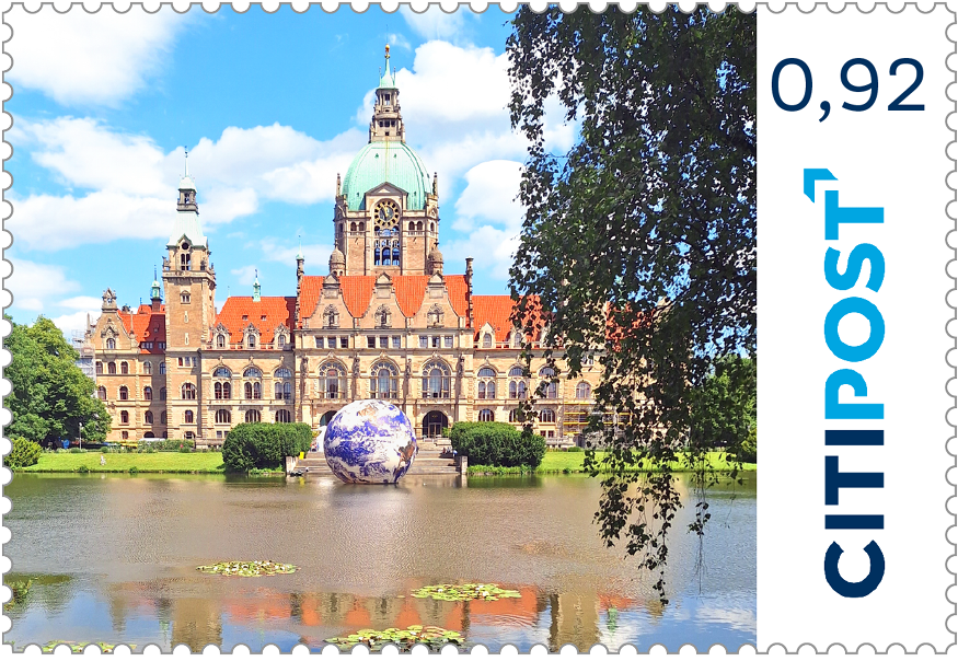 10er-Markenheft Standardbrief / Postkarte „Hannover“ 0,92 €