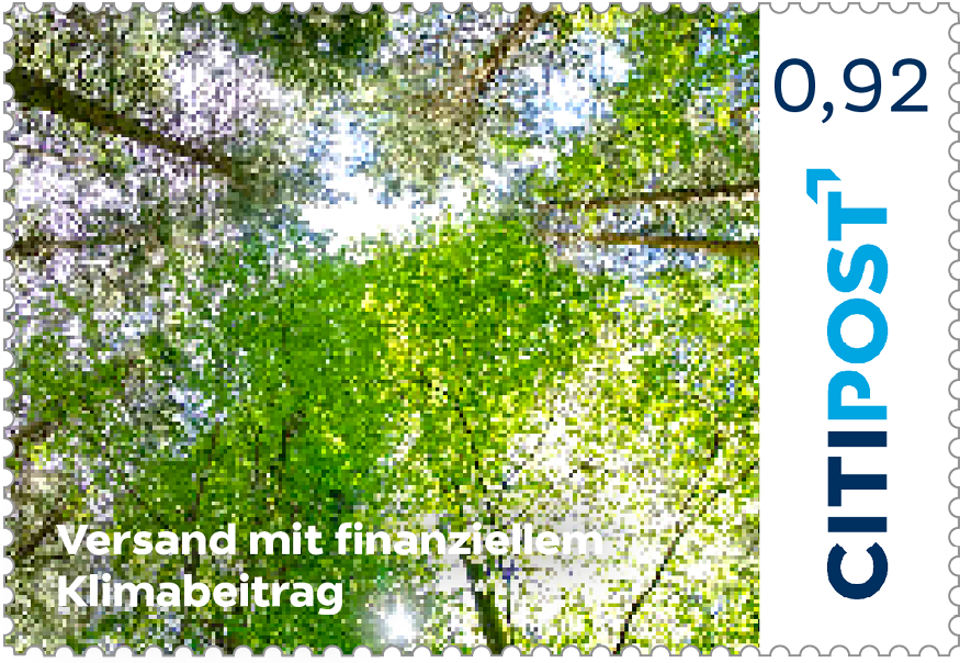 10er-Markenheft Standardbrief / Postkarte „Klimabeitrag“