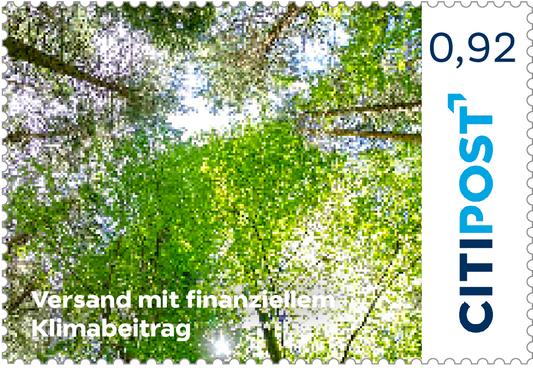 10er-Markenheft Standardbrief / Postkarte „Klimabeitrag“