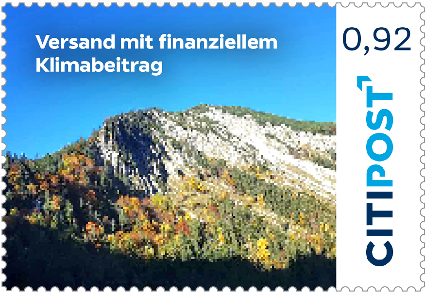 10er-Markenheft Standardbrief / Postkarte „Klimabeitrag“