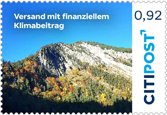 10er-Markenheft Standardbrief / Postkarte „Klimabeitrag“