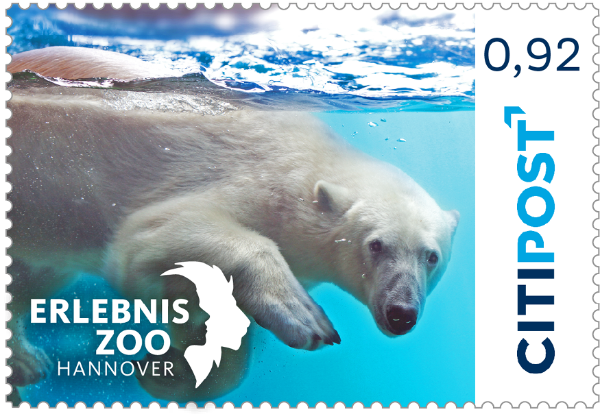 10er-Markenheft Standardbrief / Postkarte „Zoo Hannover“ 0,92 €