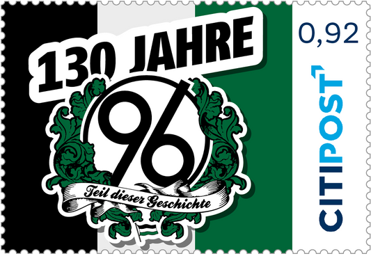 10er-Markenheft Standardbrief / Postkarte „130 Jahre Hannover 96“ 0,92 €